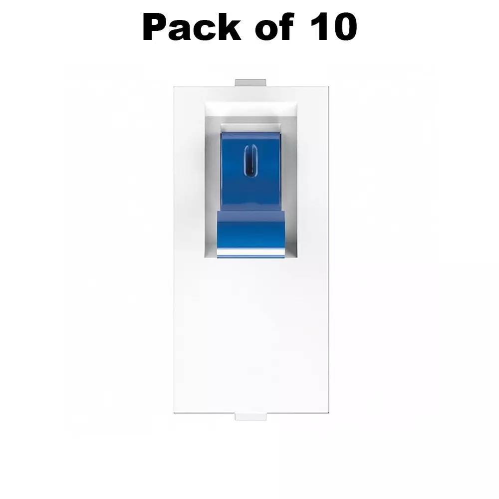 K9 Trip Switch Single Pole 1 Module 6 Amp White, 9048-6A (Pack of 10)