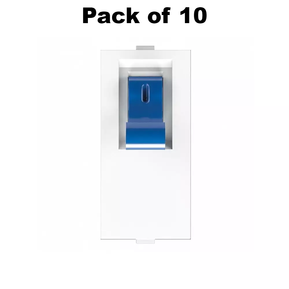 K9 Trip Switch Single Pole 1 Module 32 Amp White, 9048-32A (Pack of 10)