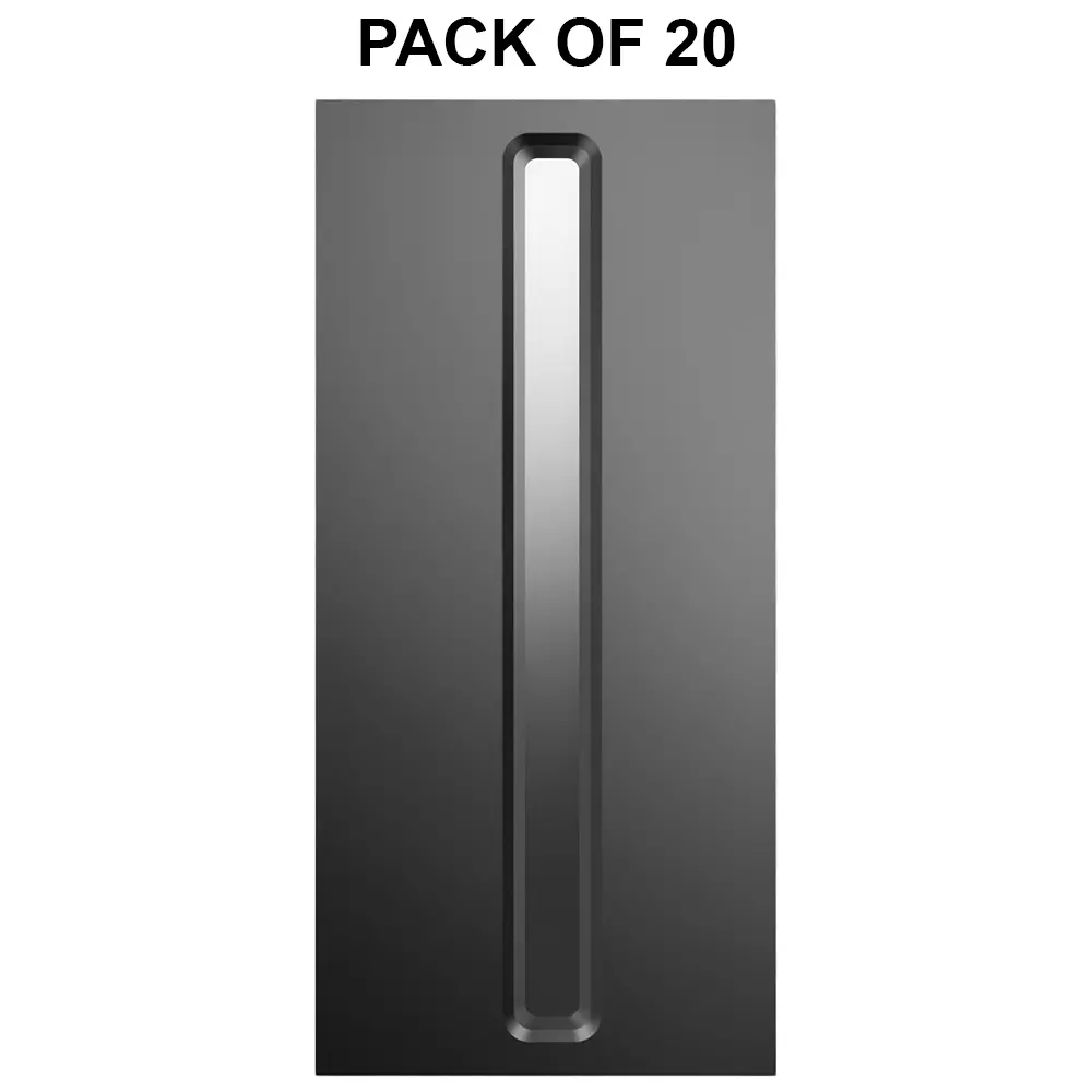 K9 Evoq Slim Switch 1 Way 20 Amp 1 Module Grey, 9426 (Pack of 20)