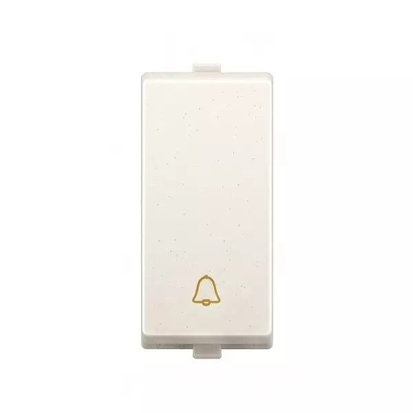 Goldmedal Nixon Bell Push Switch 50–60 Hz Absolute White 240 V 10 A Current 1 Module, 101404