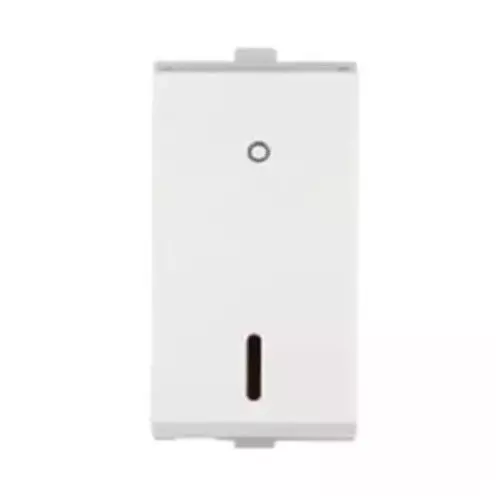 Anchor Penta 1 Way Switch With Neon White 1 Module Single Pole 25 Amp, 65025 (Pack of 10)