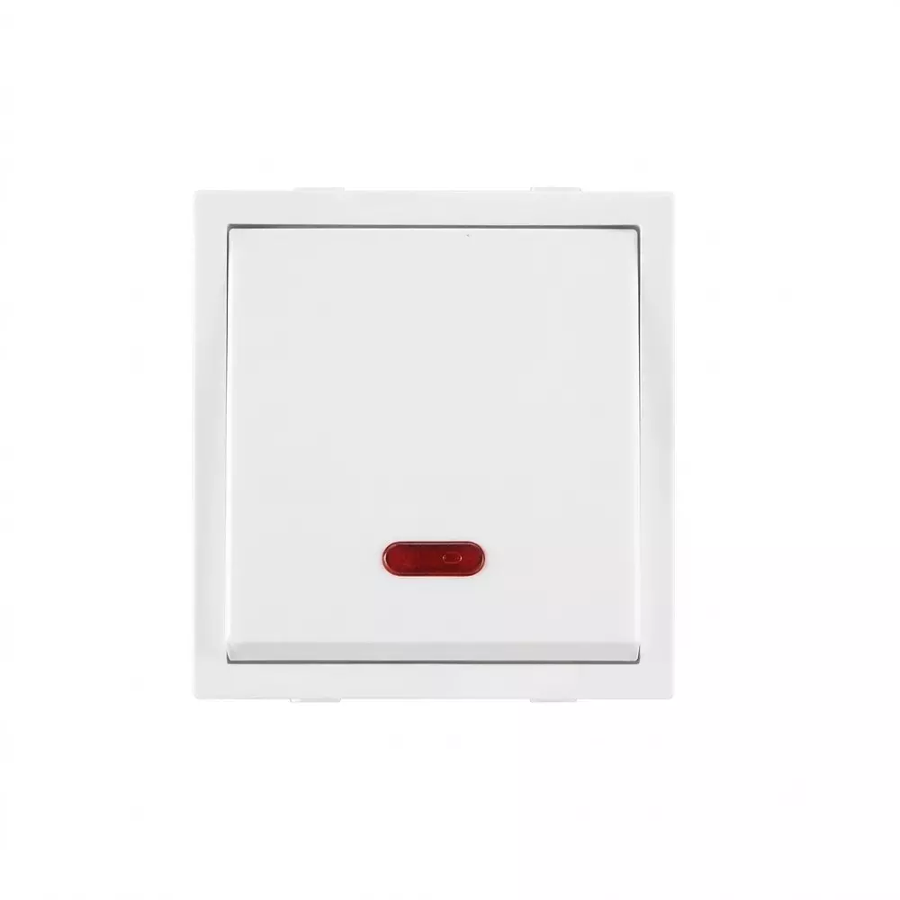 Anchor Roma Classic Dura 1 Way Switch With Neon White 20 Amp 250 W SBL Load, 21769 (Pack of 10)
