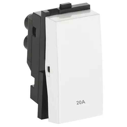 Golek Rider Electrical Switch Curve 1 Modular 1 Modular (Pack of 20)