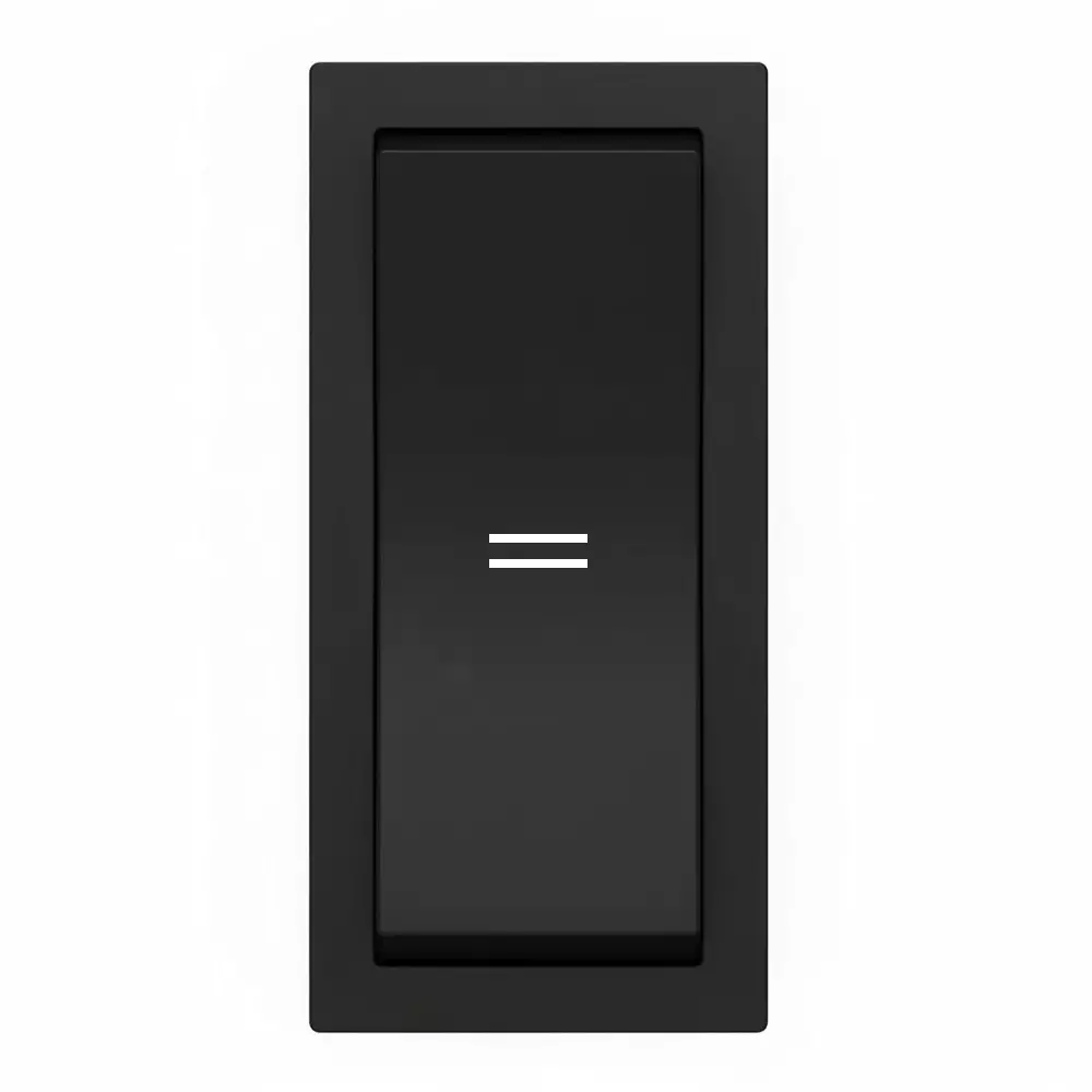 K9 Euro Switch 2 Way 1 Module 6 Amp Black, 9002 (Pack of 20)