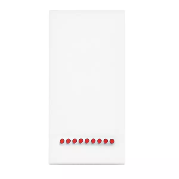 K9 Evoq Tango Switch With Indicator 1 Way 6 Amp 1 Module White, 9203 (Pack of 20)