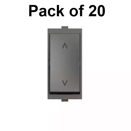 Cona Grip Switch Olive Pro Grey 6 Amp 2 Way, MG-102 (Pack of 20 Pcs)