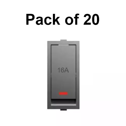 cona-level-switch-with-indicator-olive-grey-16-amp-1-way-ml-108-pack-of-20-pcs