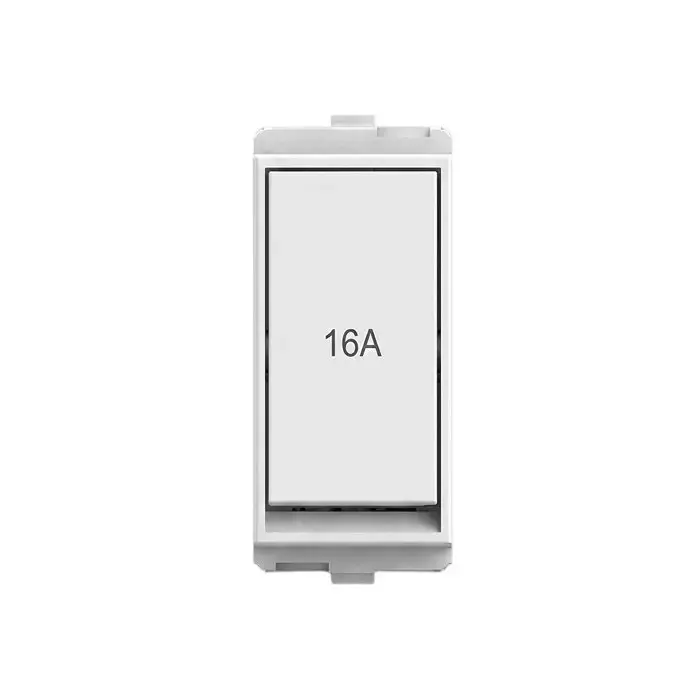 Cona Plane Switch Oura Series White 16 Amp, 1 Way, ORL-106 (Pack of 20 Pcs)