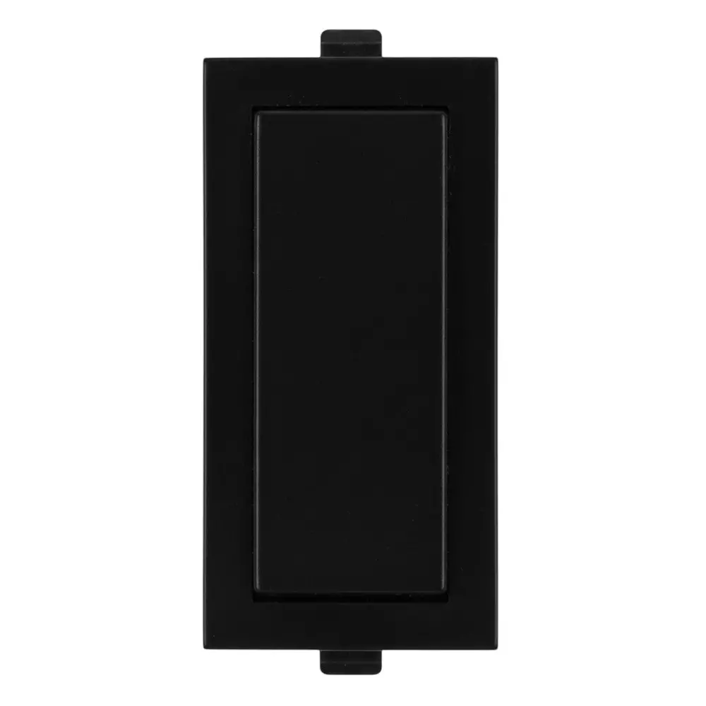 Anchor Rider Slim Switch 1 Way 16 A Graphite Black PVC Plastic for Industrial and Home Use, 47161GB