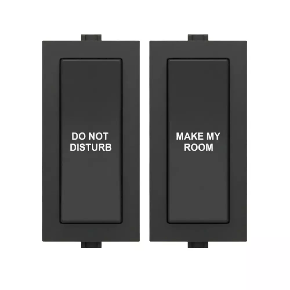 Anchor Rider DND & MMR Internal 2 Module Graphite Black PVC Plastic for Industrial and Home Use, 47276GB