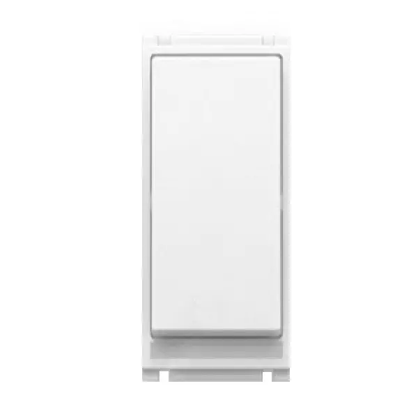 Goldmedal Air Aero Switch 240 V Absolute White 25 A Current 1 Module for Commecial and Industrial Use, 181023