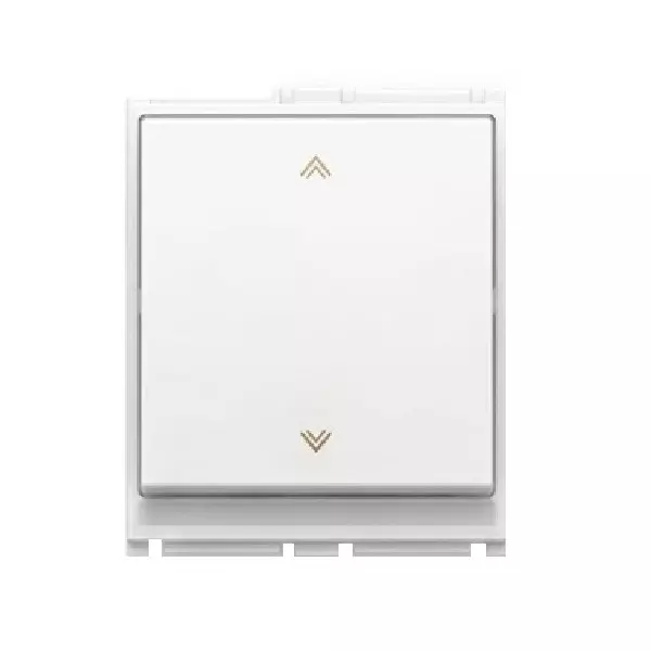 Goldmedal Air Aero 2 Way Switch 240 V Absolute White 20 A Current 2 Module for Commecial and Industrial Use, 182027