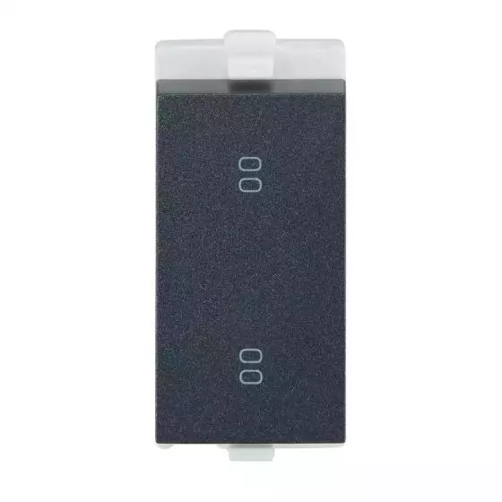 L&T [ Lauritz Knudsen ] Engem Switch Stone Grey Color 2 Way 1 Modular 16 AX Current, CB93201SS16