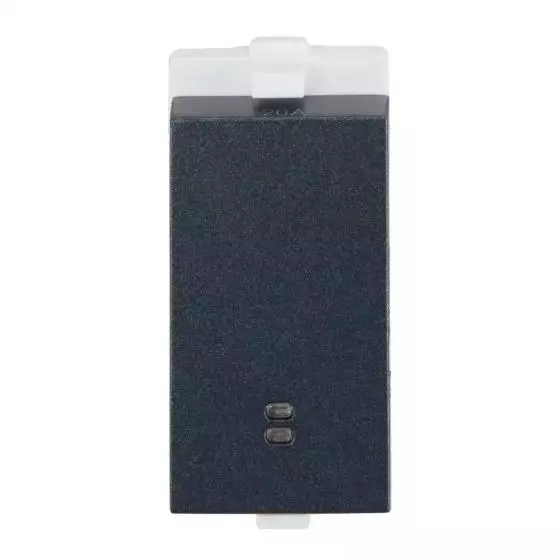 L&T [ Lauritz Knudsen ] Engem Switch with Indicator Stone Grey Color 1 Way 1 Modular 20 Amp Current, CB93301SS20