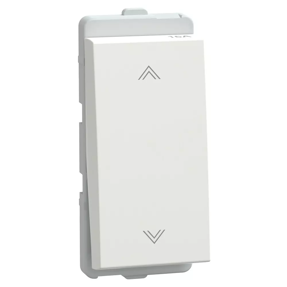 Schneider Electric Livia Series 2 Way Switch 16 A Current 1 Module 240 V AC Operational Voltage & White Color, P1102_NP
