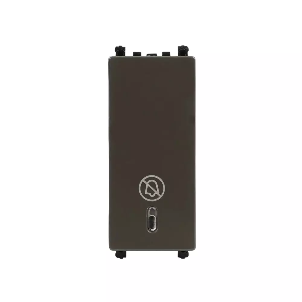 Schneider Electric ZENcelo (Hotel) Series Do Not Disturb Switch Bronze Color 1 Module and 250 V AC Operational Voltage, INH8452(BZ)