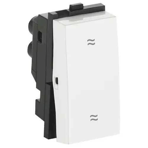 Golek Rider Electrical Switch Curve 2 Way 1 Modular, 7002 (Pack of 20)