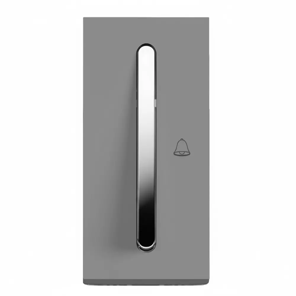 K9 Sleek Bell Push Switch 1 Module 6 Amp Grey, 9623 (Pack of 20)