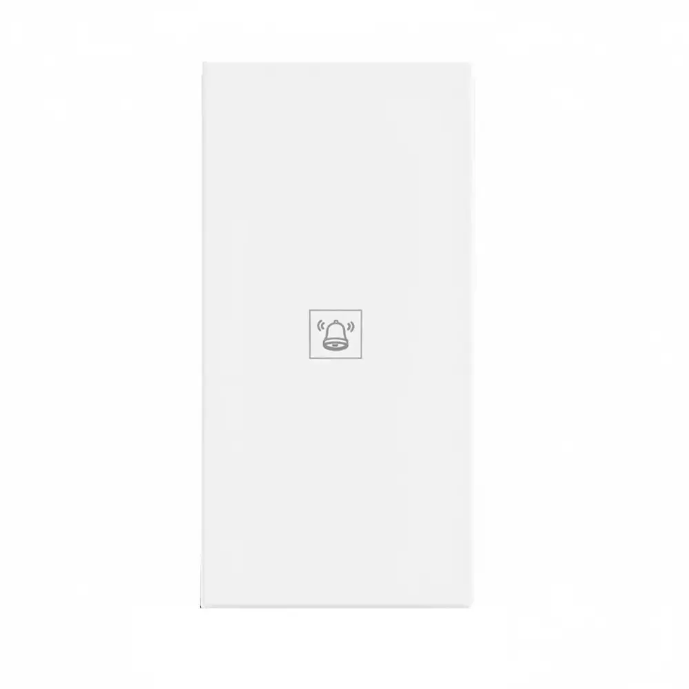 K9 Evoq Tango Bell Push Switch 6 Amp 1 Module White, 9204 (Pack of 20)