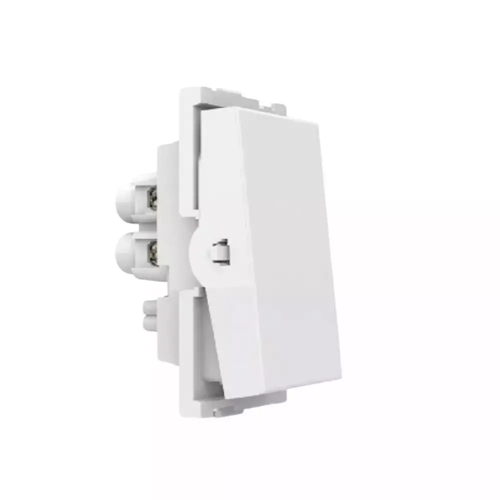 Cona Swing Switch Oura Series White 6 Amp, 1 Way, OR-101 (Pack of 20 Pcs)