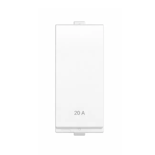 Goldmedal Nixon 1 Way Switch with Indicator (LED) 50–60 Hz Absolute White 240 V 20 A Current 1 Module, 101421