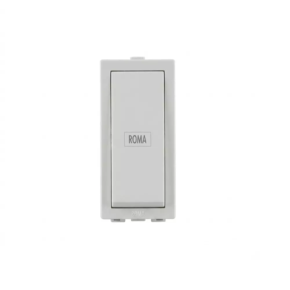 Anchor Roma Classic 1 Way Switch with Fan Mark White 10 Amp 100 W SBL Load, 30840 (Pack of 20)
