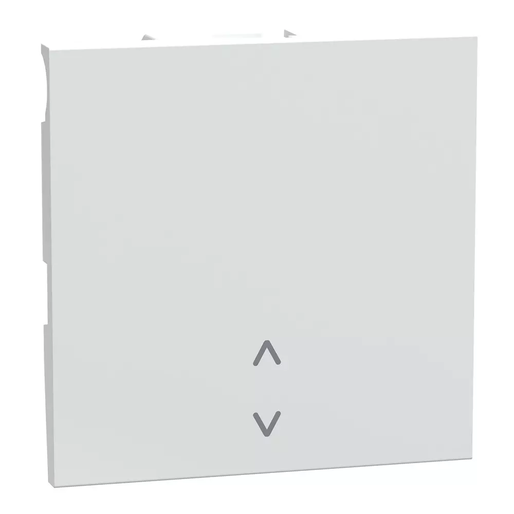 Schneider Electric Unica Pure+ Series Switch Polar White 2 Modules 240 V AC Operational Voltage and 6 A Rated Current, UN6FSW2W2M_WE