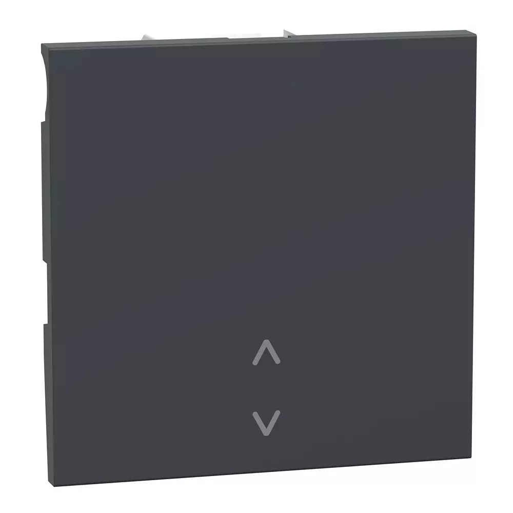 Schneider Electric Unica Pure+ Series Switch Volcanic Grey 2 Modules 240 V AC Operational Voltage and 16 A Rated Current, UN16FSW2W2M_GY