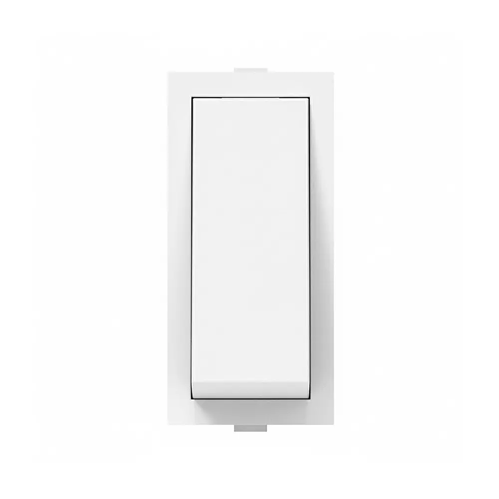K9 Euro Switch 1 Way 1 Module 6 Amp White, 9001 (Pack of 20)