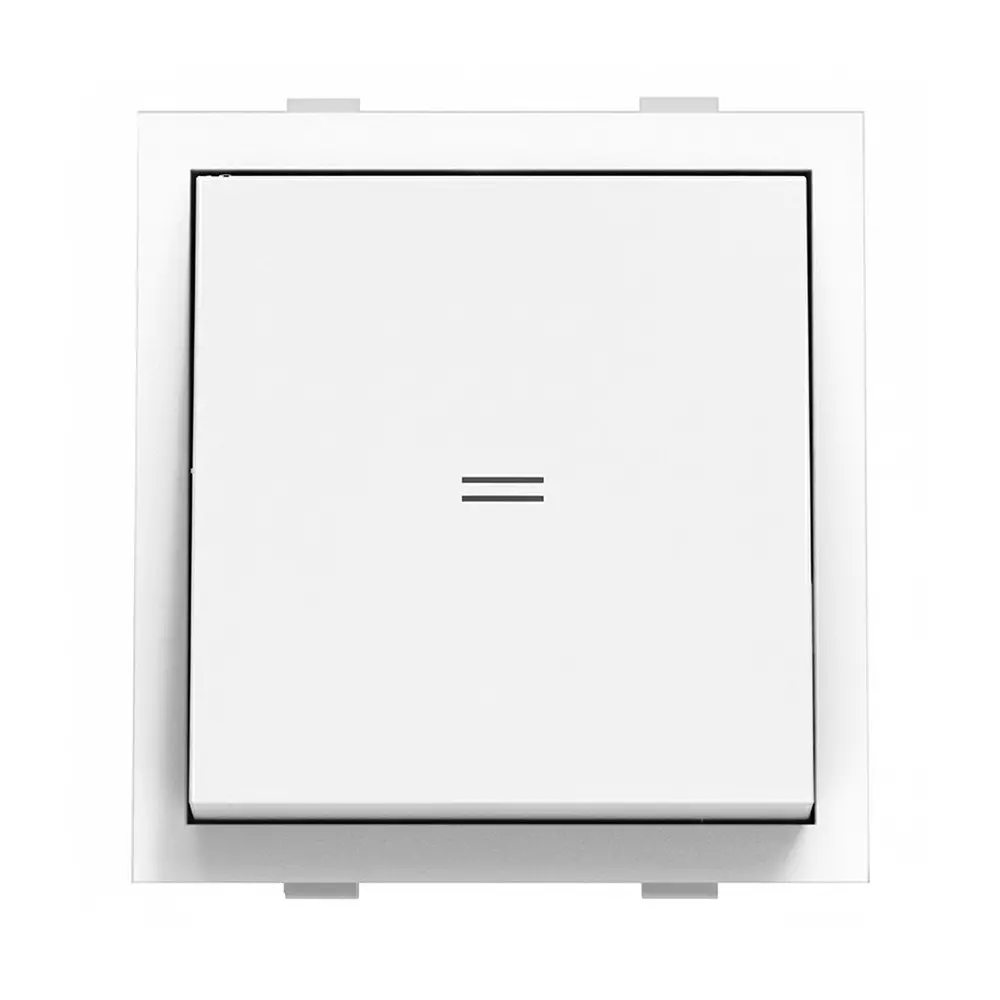 K9 Euro Switch 2 Way 2 Module 6 Amp White, 9009 (Pack of 10)