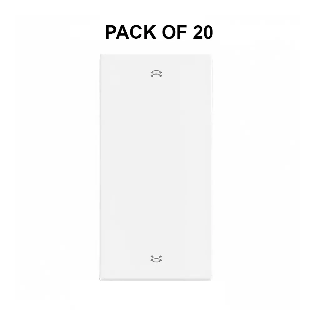 K9 Evoq Arc Switch 2 Way 6 Amp 1 Module White, 9352 (Pack of 20)