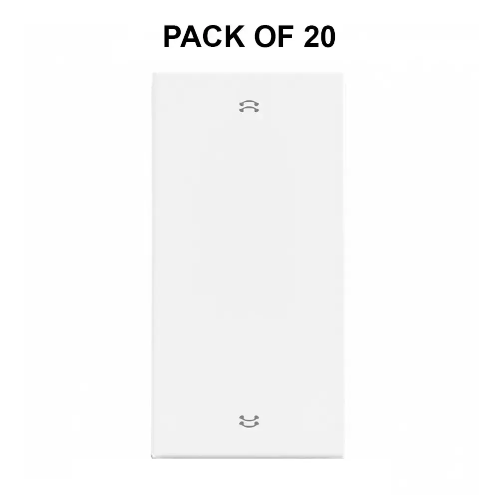 K9 Evoq Arc Switch 2 Way 20 Amp 1 Module White, 9362 (Pack of 20)