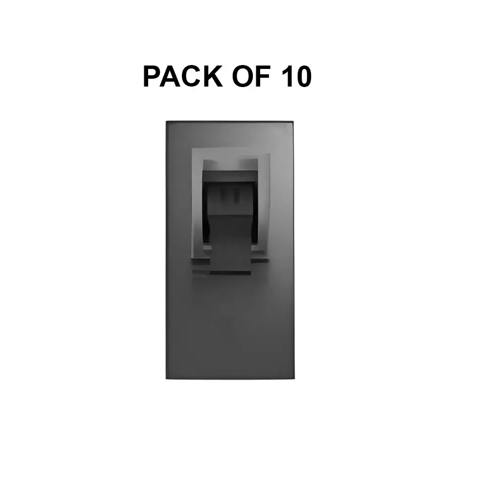 K9 Evoq Trip Switches Single Pole 25 Amp 1 Module Grey, 9265 (Pack of 10)