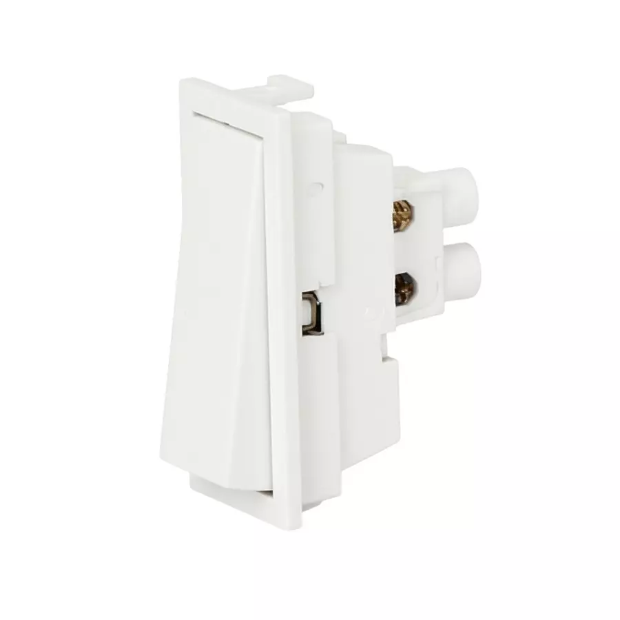HOSPER Universal Series Switch Module Polycarbonate 20 A 2 W White, R07