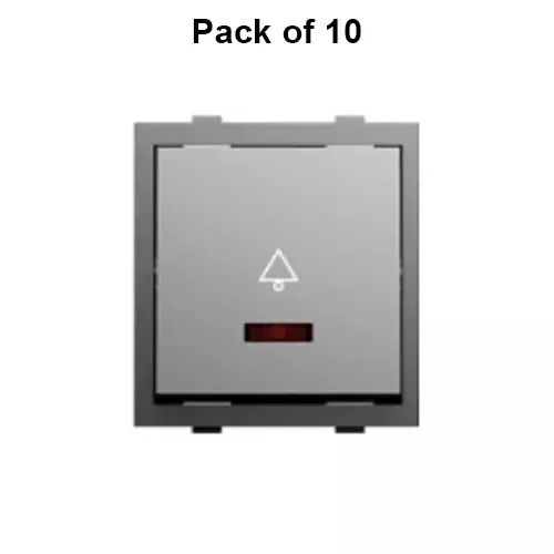 cona-dual-bell-push-switch-with-indicator-olive-m-118-pack-of-10-pcs