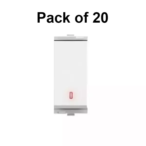 cona-swing-switch-with-indicator-oura-series-white-6-amp-1-way-pack-of-20-pcs