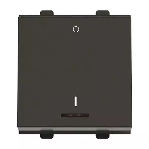 Polycab Etira Electric Switch With Indicator 2 Pole 32 A Rated Current Grey 2 Module 1 Way Switch Polycarbonate for Industrial & Commercial Use