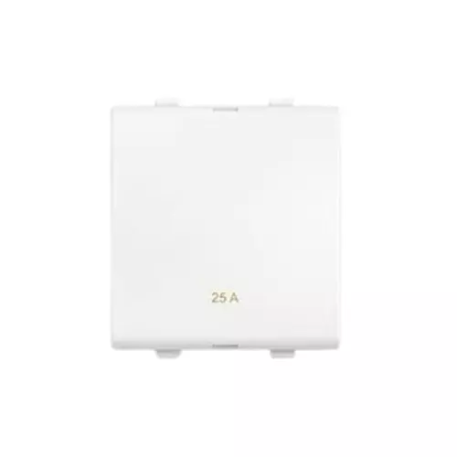 Goldmedal Nixon 1 Way Switch Switch 50–60 Hz Absolute White 240 V 25 A Current 2 Module, 102828