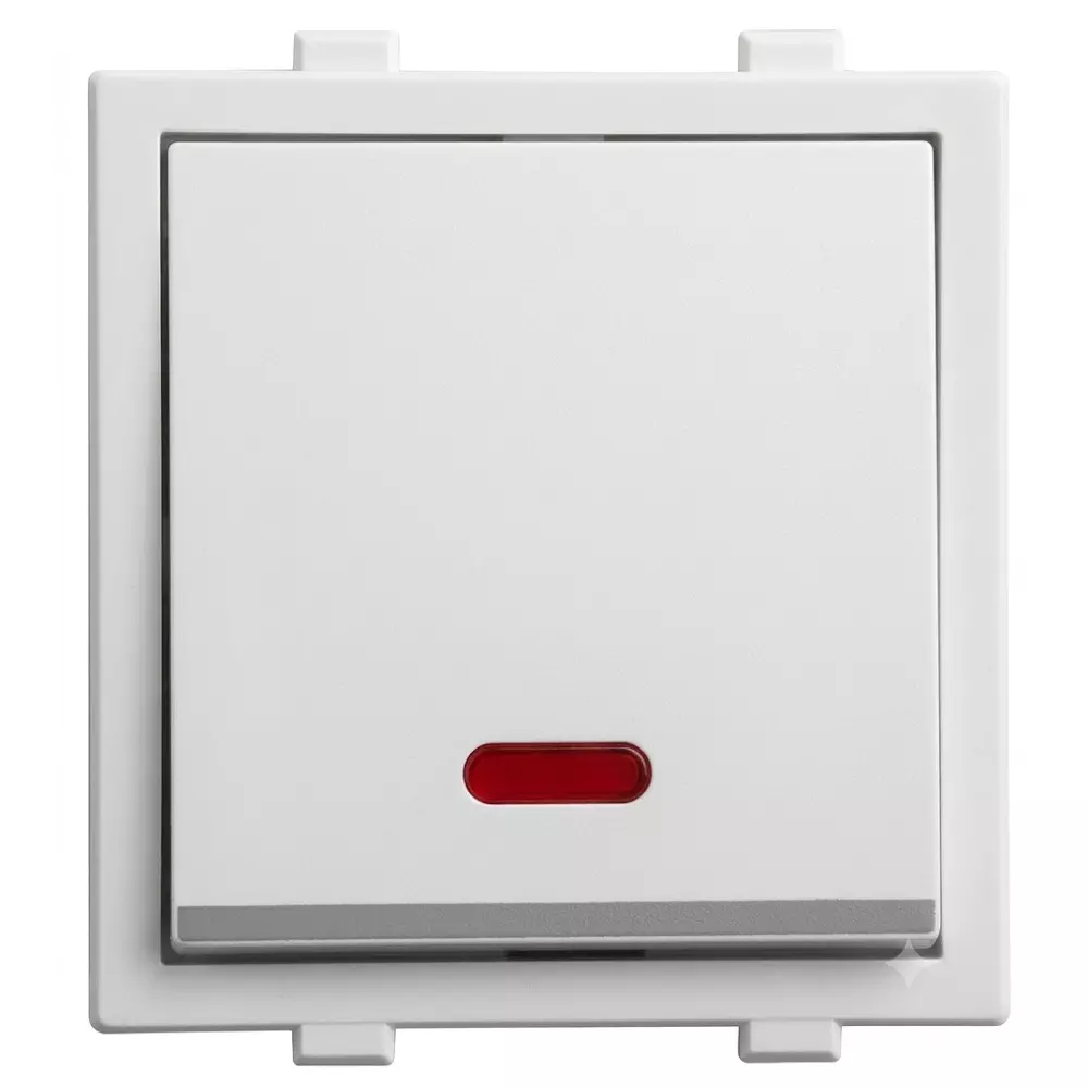 Anchor Roma Classic Dura 1 Way Switch With Neon White 10 Amp 100 W SBL Load, 34964 (Pack of 10)
