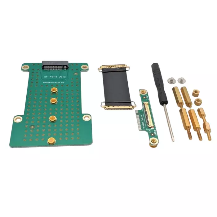 Okdo M.2 Extension Board V1.6 for ROCK 4 Model C+ ROCK 4 Model SE, RA001
