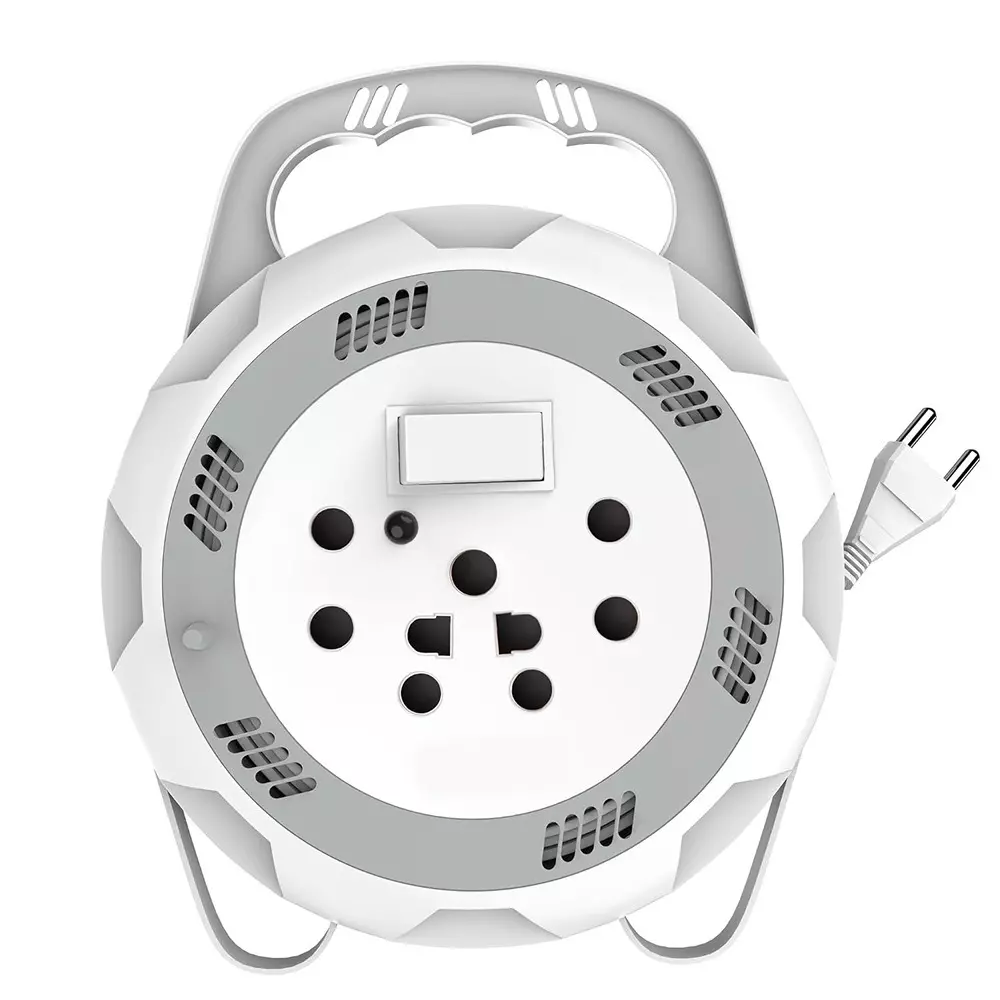 Hi-Fi AERO 2 Pin Extension Board 3 Socket 6 A Current 5 m Cable Length White, Grey