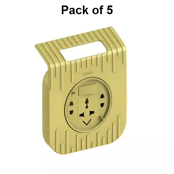 Cona Flex Box Flexo 2 Pin, 4 m Cord Length, FB-2912 (Pack of 5 Pcs)