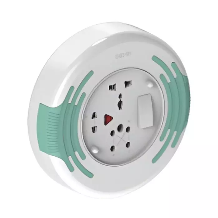 Cona Flex Box Gold 2 Pin, 10 m Cord Length, FB-2836 (Pack of 5 Pcs)