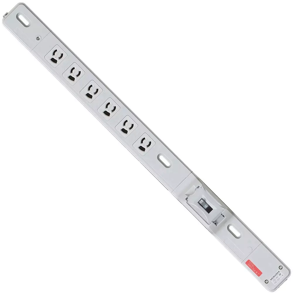 Meikosha Power Strip 125 V Rated Voltage 15 Amp Current, MR7621