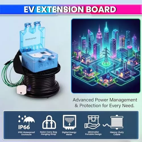 amiciauto-ev-charging-extension-board-with-digital-energy-meter-voltage-protector-3-core-22-m-cable-and-16a-plug-1xev-extn-brd-20m