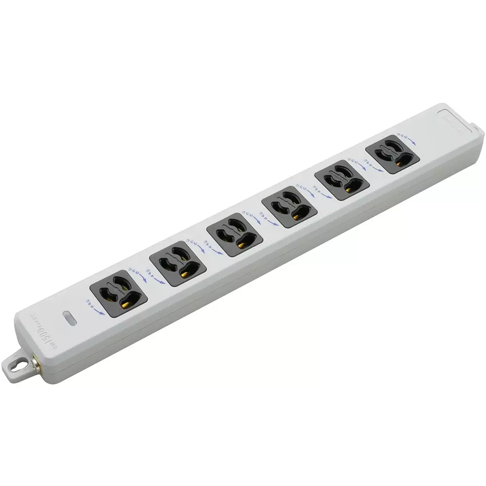 Meikosha Power Strip 125 V Rated Voltage 15 Amp Current, MR7906WB