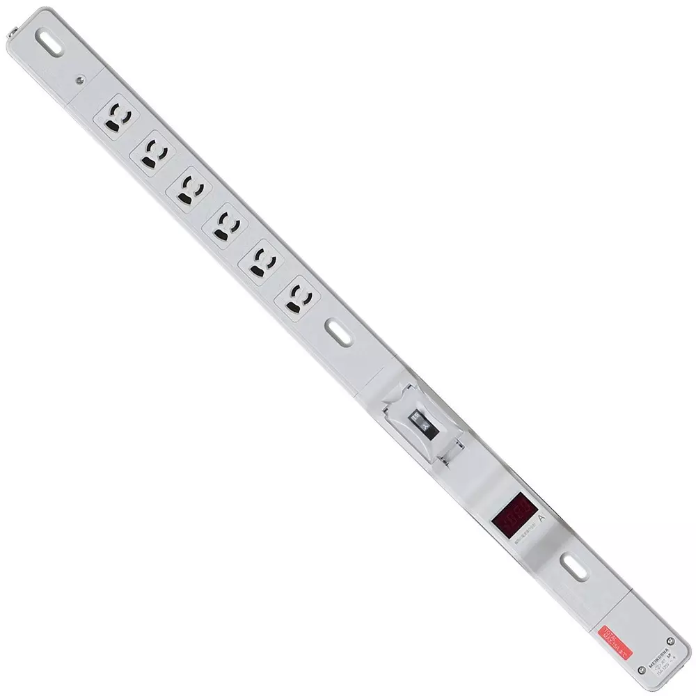 Meikosha Power Strip 125 V Rated Voltage 15 Amp Current, MR7681