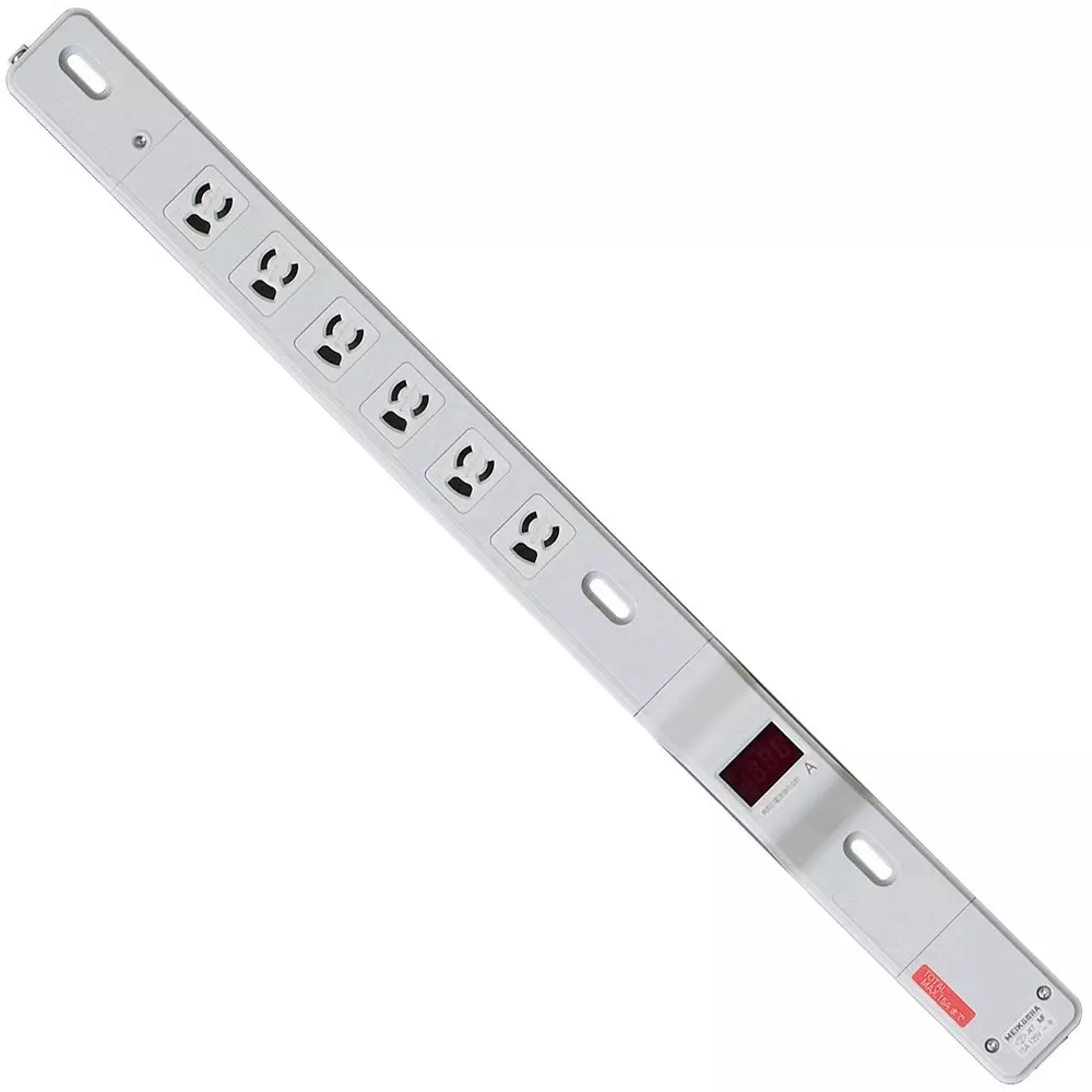 Meikosha Power Strip 125 V Rated Voltage 15 Amp Current, MR7651