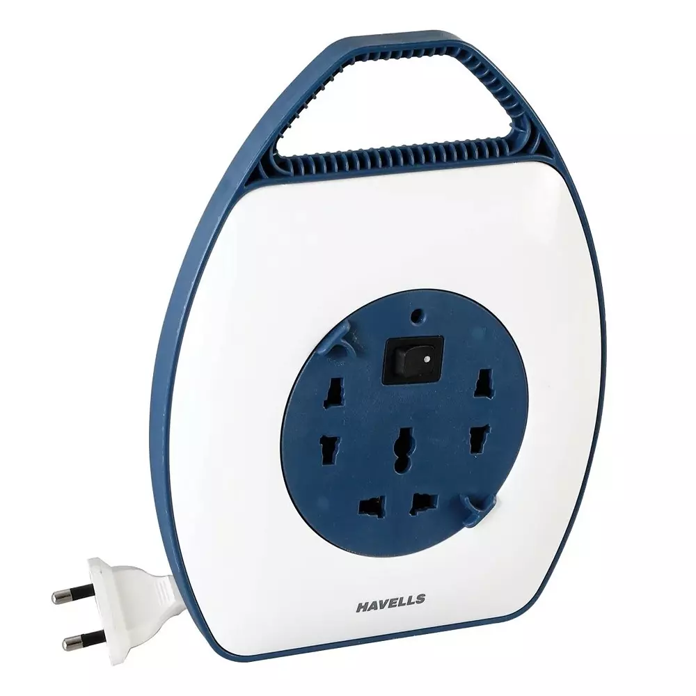 Havells Cosmo Pro 3+1 Surge and Spikeguard Extension Board 5 m Cord Length and 6 A Current Rating, AHNXXXU065