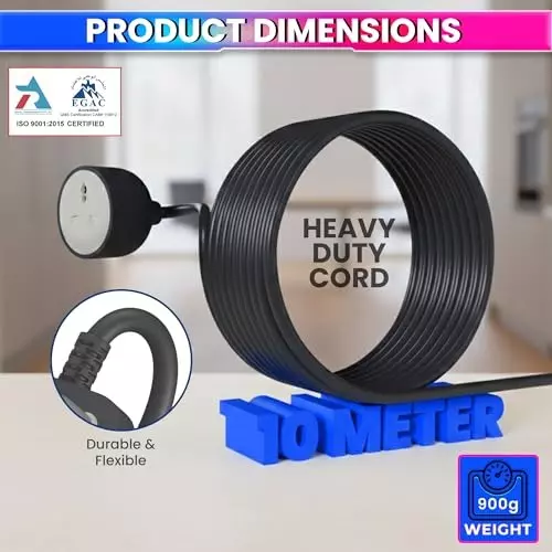 amicismart-heavy-duty-3-pin-extension-cord-1-sq-mm-copper-10-a-2500-w-10-m-indoor-outdoor-use-1xextn-sock-6a-10m